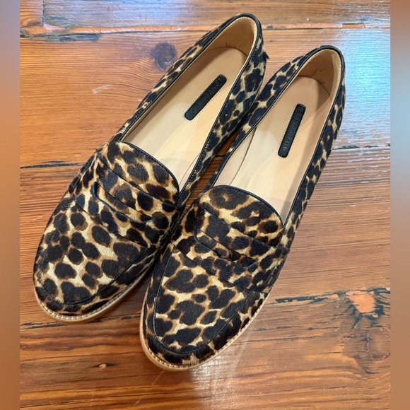 Longchamp Le Pliage Genuine Calf Hair Penny Loafer (size 39) - Picture 8 of 8